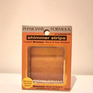 Physicians formula Shimmer strips in Vegas trip bronzer highlighter eyeshadow